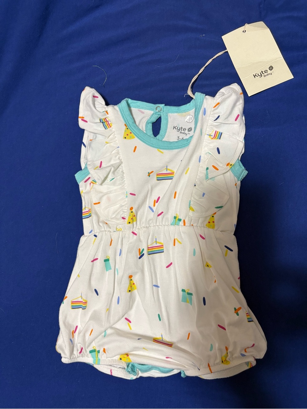 Kyte baby cloud party romper